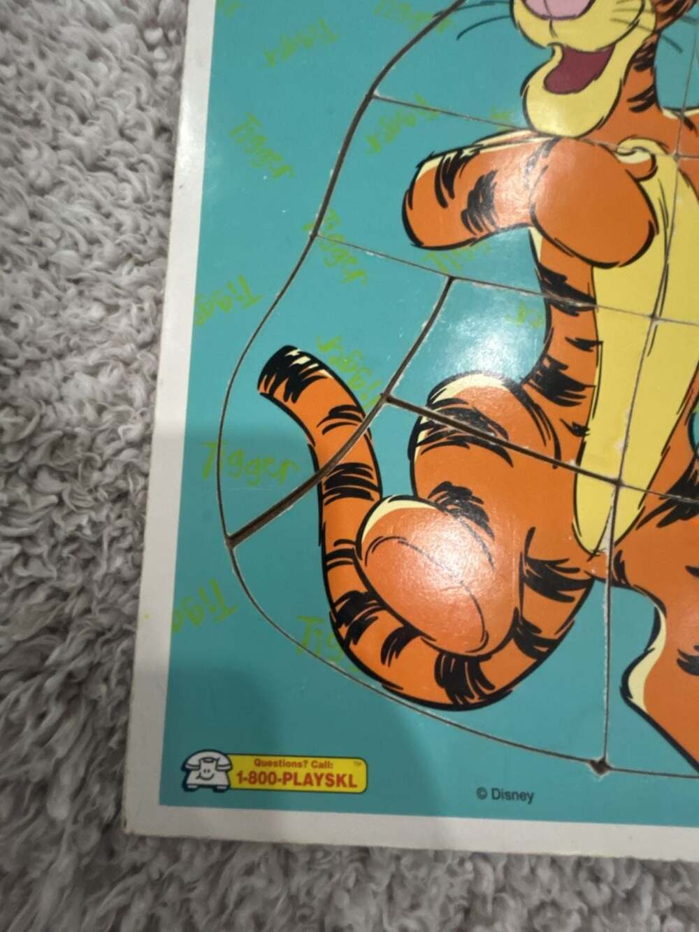 Lot of 4 Vintage Playskool Disney Winnie the Pooh Wooden Frame Tray Puzzles - Picture 12 of 13